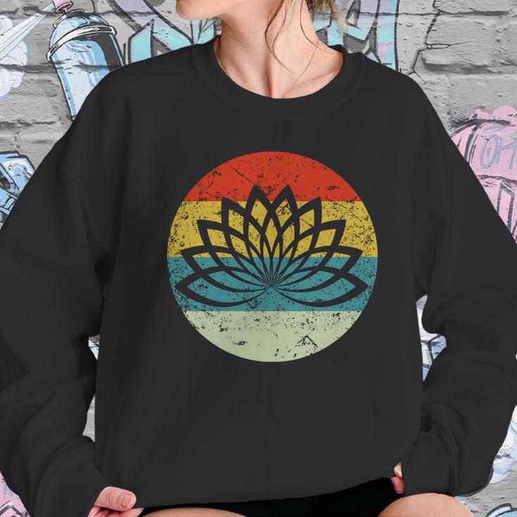 Lotus Flower Yoga Logo Women Sweatshirt Gifts for Her