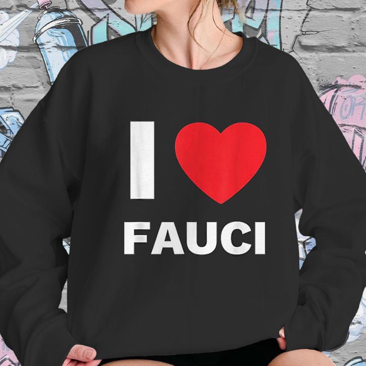 I Love Fauci Dr Anthony Fauci Tony Fauci Christmas Gift Women Sweatshirt Gifts for Her