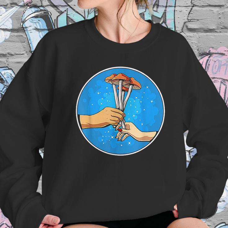 Magic Mushrooms Fungi Psychedelic Shrooms Hippie Women Sweatshirt Gifts for Her