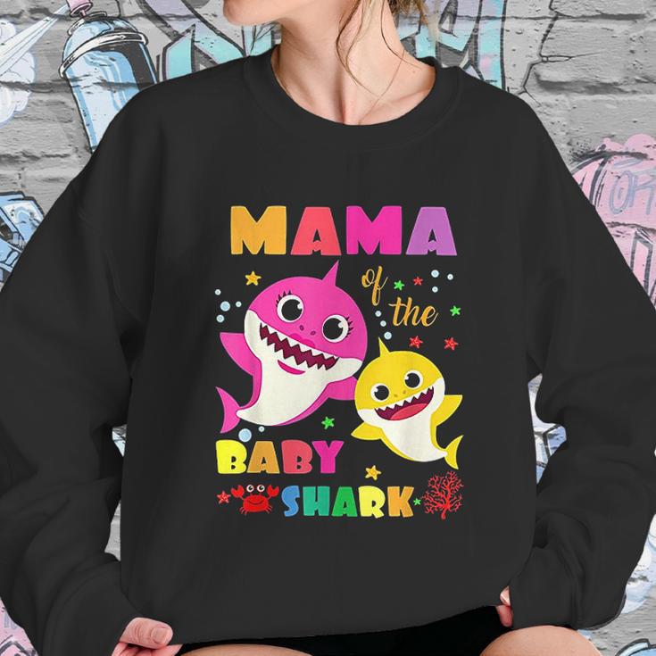 Mama Of The Baby Shark Women Sweatshirt Gifts for Her