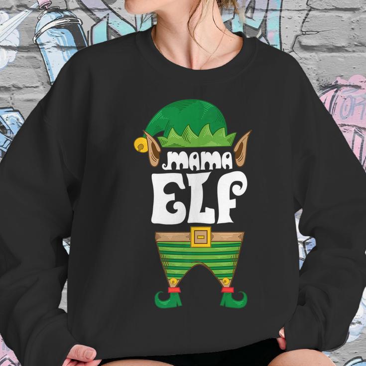 Mama Elf Christmas Mothers Day Goblin Lover Cute Gift Women Sweatshirt Gifts for Her