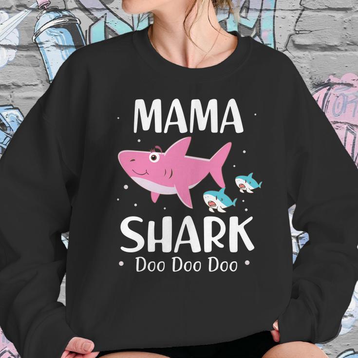 Mama Shark Doo Doo Doo Women Sweatshirt Gifts for Her