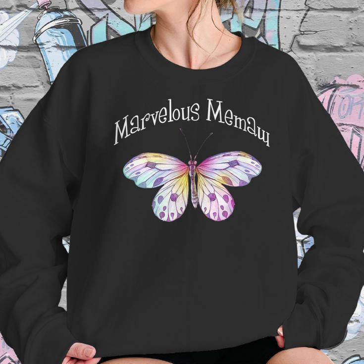 Memaw Marvelous Memaw Gifts Butterflys Women Sweatshirt Gifts for Her