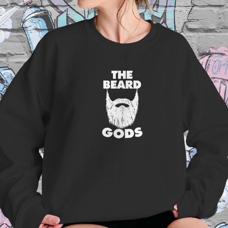 Mens The Beard Gods Beard Lovers Dont Shave White Tee Women Sweatshirt Gifts for Her