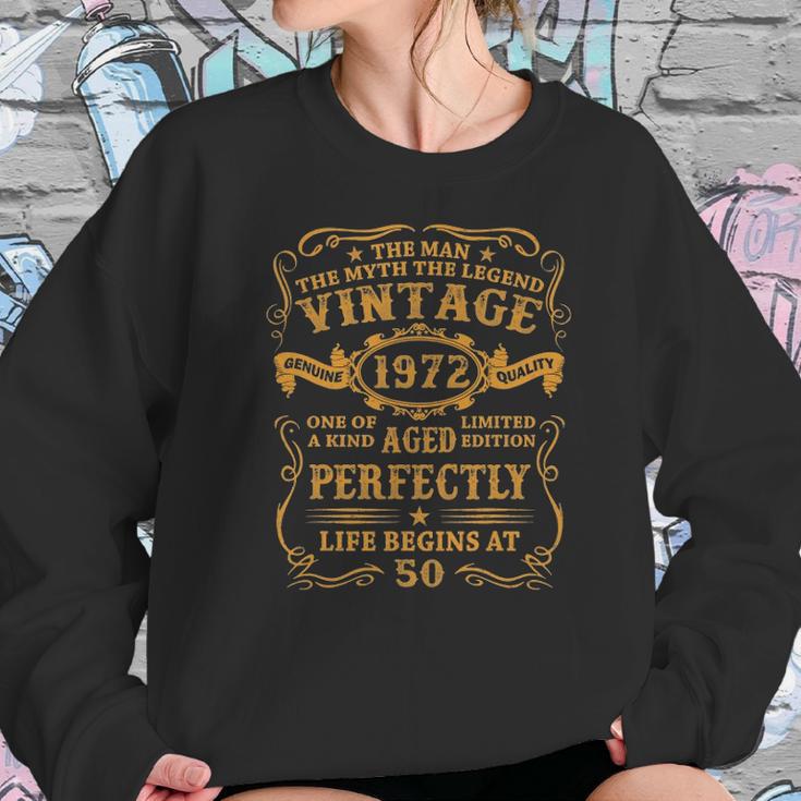 Mens Vintage 1972 Man Myth Legend 50 Years Old Gifts 50Th Birthday Women Sweatshirt Gifts for Her