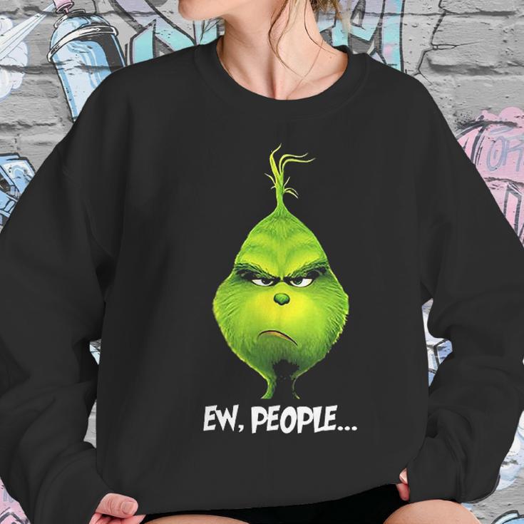 Merry Christmas Grinch Ew People Funny The Grinch Women Sweatshirt Gifts for Her