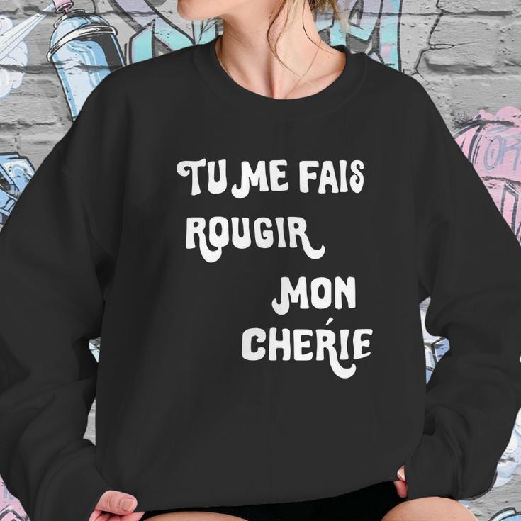 Mindy Kaling Tume Fais Rougir Mom Cherie Women Sweatshirt Gifts for Her