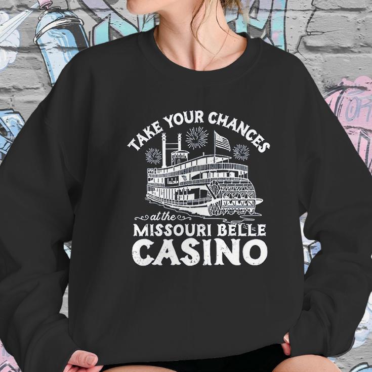 Missouri Belle Casino Graphic Women Sweatshirt Gifts for Her