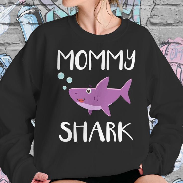 Mommy Gift Mommy Shark V2 Women Sweatshirt Gifts for Her