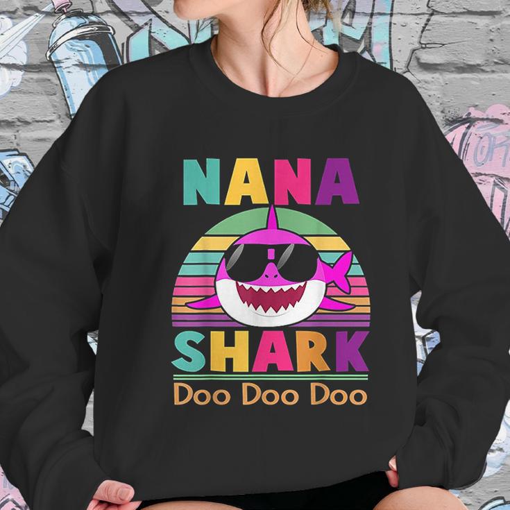 Nana Shark Gift Doo Doo Doo Women Sweatshirt Gifts for Her