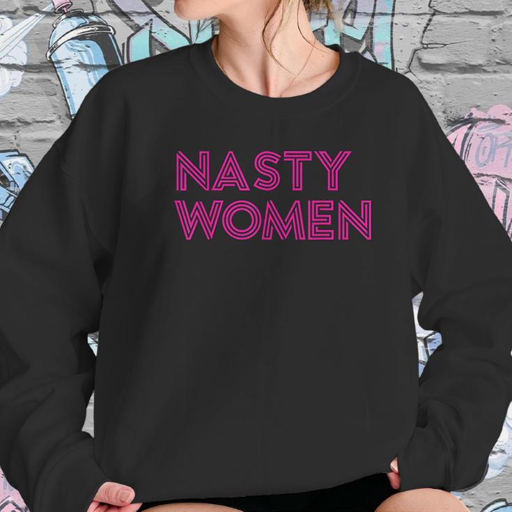 Nasty Women Pink Color Art Women Sweatshirt Gifts for Her