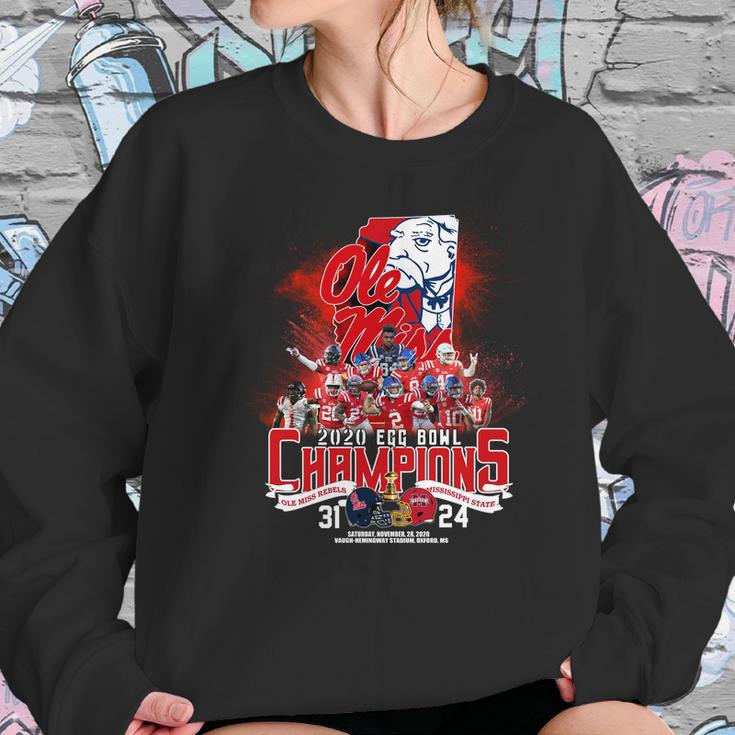 Ole Miss 2020 Egg Bowl Champions Ole Miss Rebels Vs Mississippi State Women Sweatshirt Gifts for Her