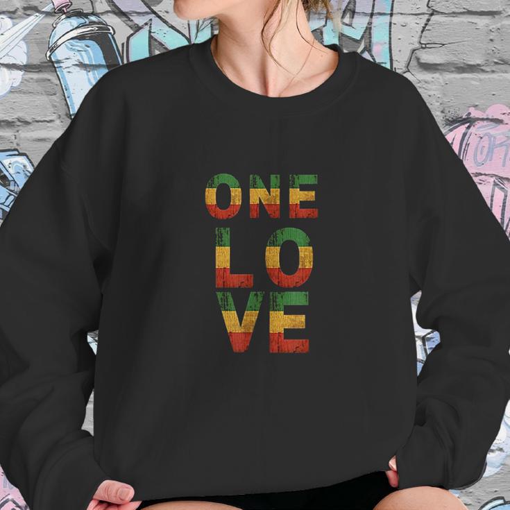 One Love Reggae Men Women Rastafari Kids Gift Women Sweatshirt Gifts for Her