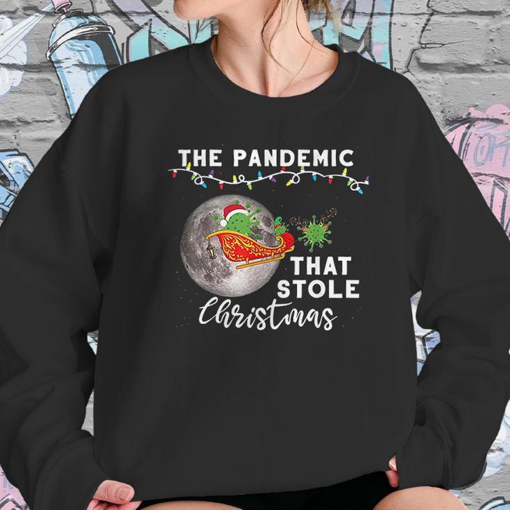 Pandemic That Stole Christmas Ugly Gift Xmas Women Sweatshirt Gifts for Her