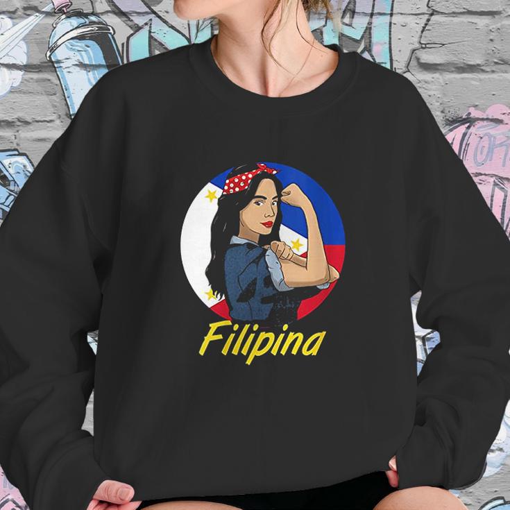 Philippines Pinay Filipina Pride Strong Proud Women Wife Women Sweatshirt Gifts for Her