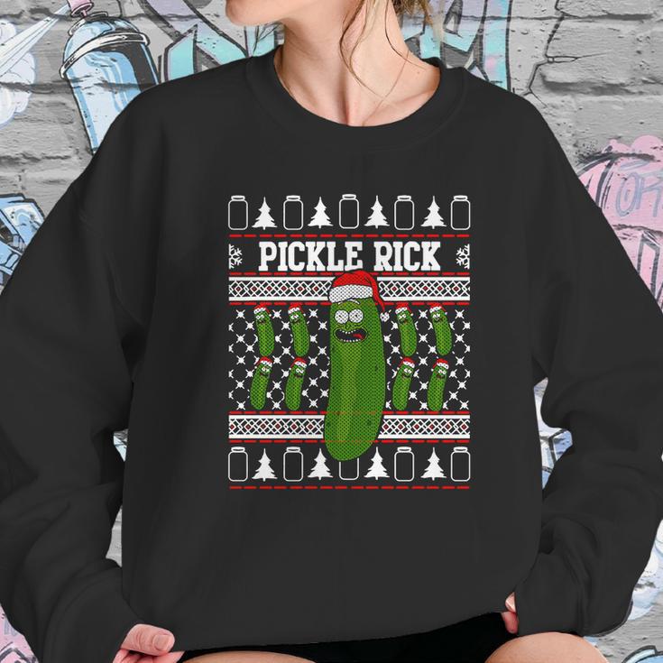 Pickle Rick Christmas Women Sweatshirt Gifts for Her