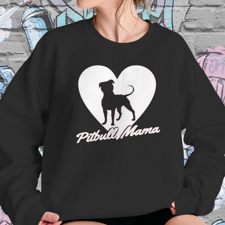 Pitbull Mama Pitt Bully Dog Lover Gift Game Women Sweatshirt Gifts for Her