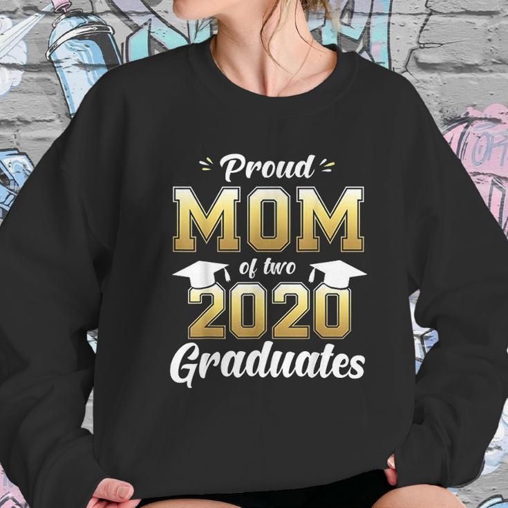 Proud Mom Of Two 2020 Graduates Women Sweatshirt Gifts for Her