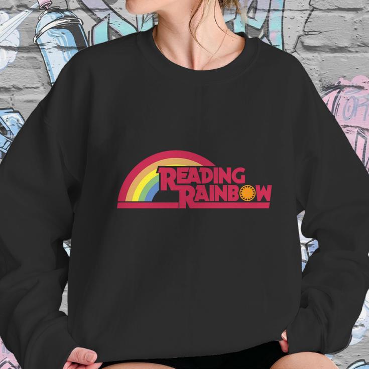 Reading Rainbow Women Sweatshirt Gifts for Her