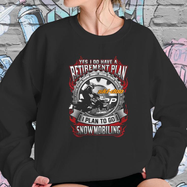 Retirement Plant Skidoo Women Sweatshirt Gifts for Her