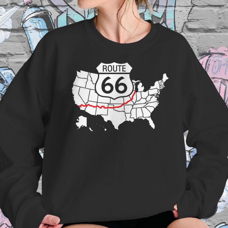 Route 66 V2 Men Women T-Shirt Graphic Print Casual Unisex Tee Women Sweatshirt Gifts for Her