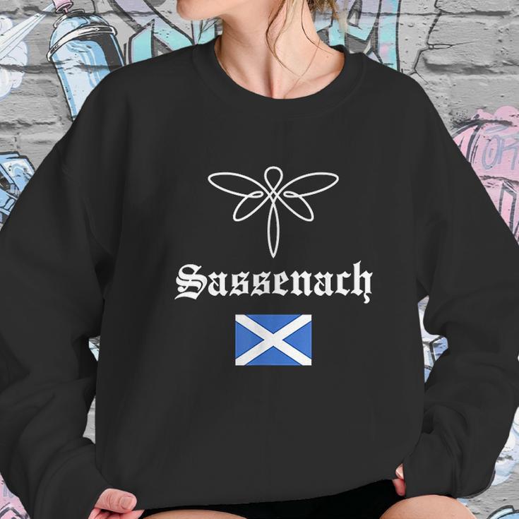 Sassenach Outlander Gaelic Dragonfly Women Sweatshirt Gifts for Her