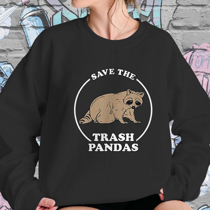 Save The Trash Pandas Women Sweatshirt Gifts for Her