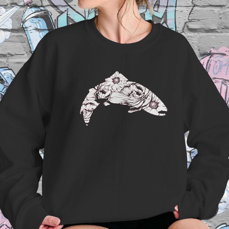 Simms Anderson Floral Trout Women Sweatshirt Gifts for Her