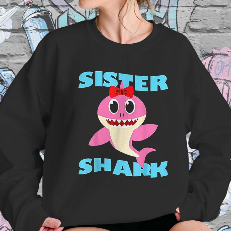 Sister Shark Baby Shark Birthday Women Sweatshirt Gifts for Her