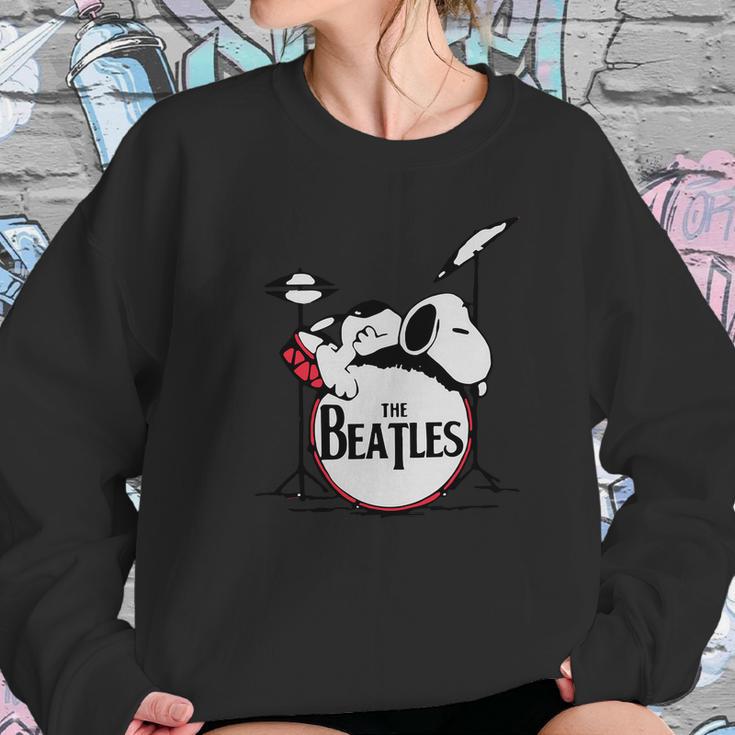 Snoopy Sleeping On The Drum Still Miss Ringo Starr The Beatles Shirt Women Sweatshirt Gifts for Her