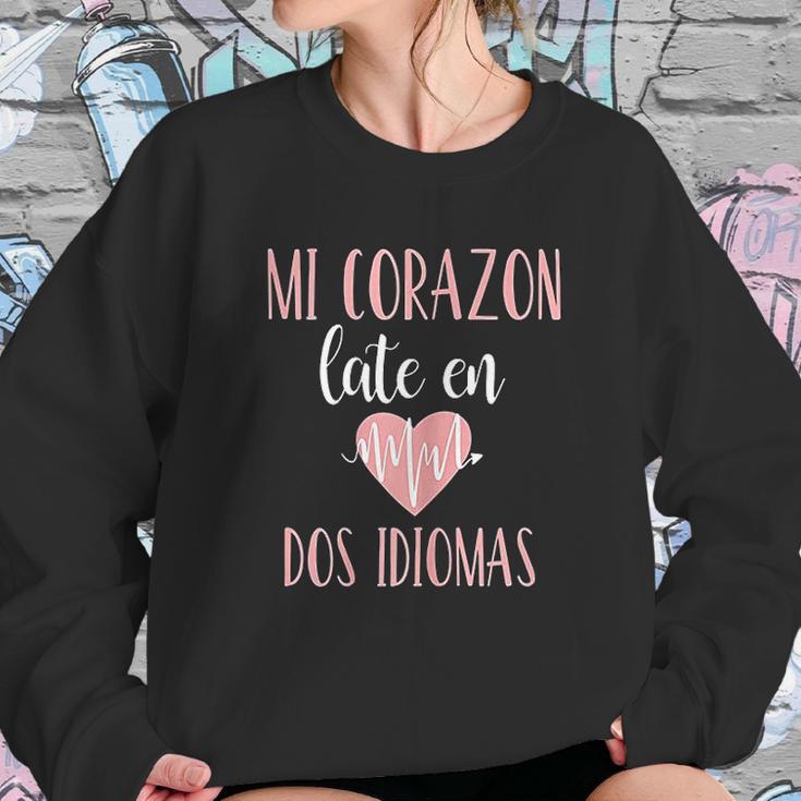 Spanish Teacher Appreciation Playera Maestra Women Sweatshirt Gifts for Her