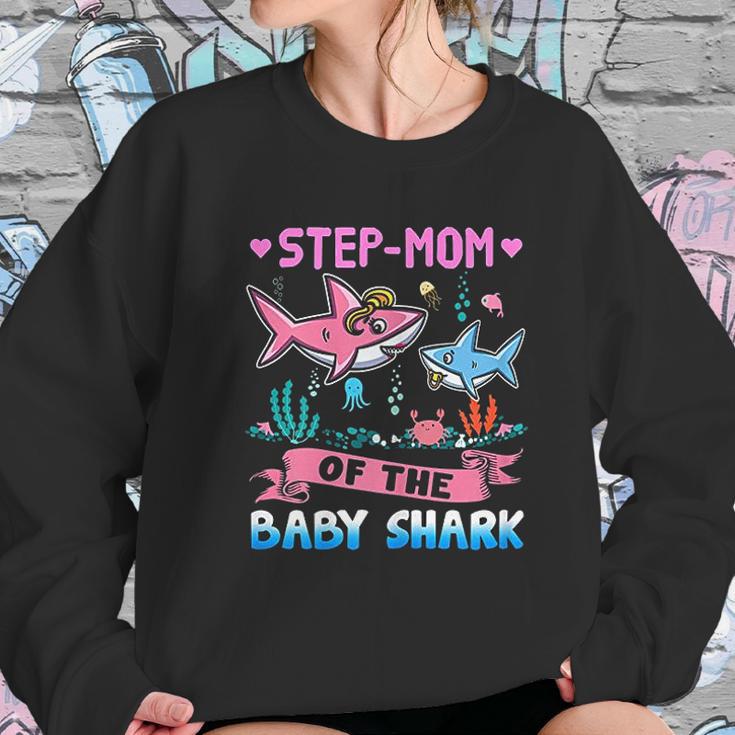 Step Mom Of The Baby Shark Women Sweatshirt Gifts for Her