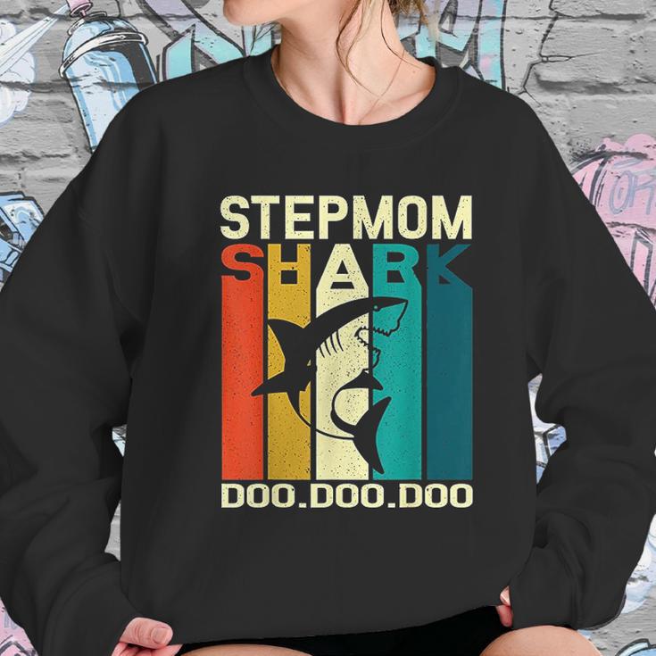 Step Mom Shark Doo Doo Doo Women Sweatshirt Gifts for Her