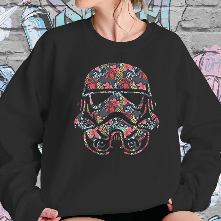 Stormtrooper Storm Trooper Tropical Floral Women Sweatshirt Gifts for Her