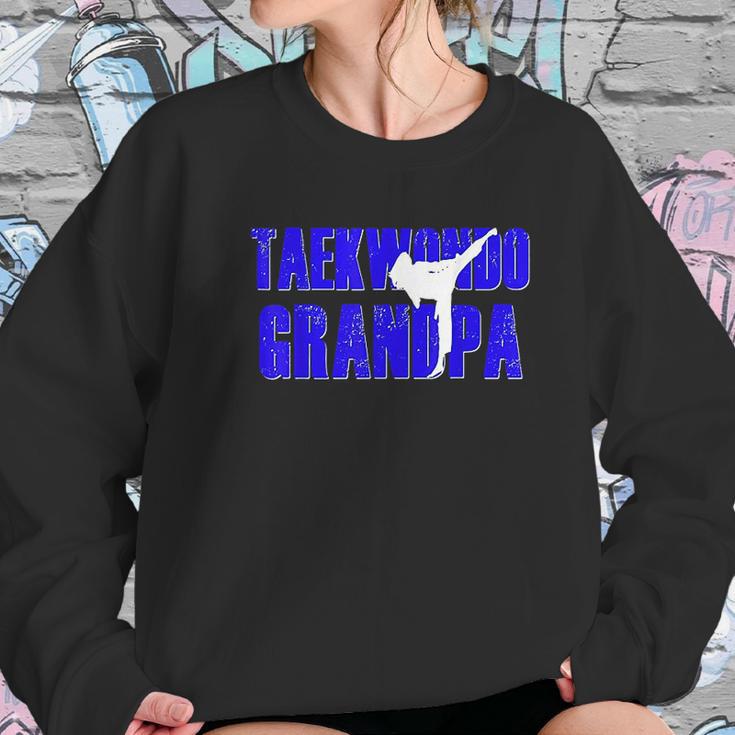 Taekwondo Grandpa Papa Tae Kwon Do Girl Granddaughter Women Sweatshirt Gifts for Her