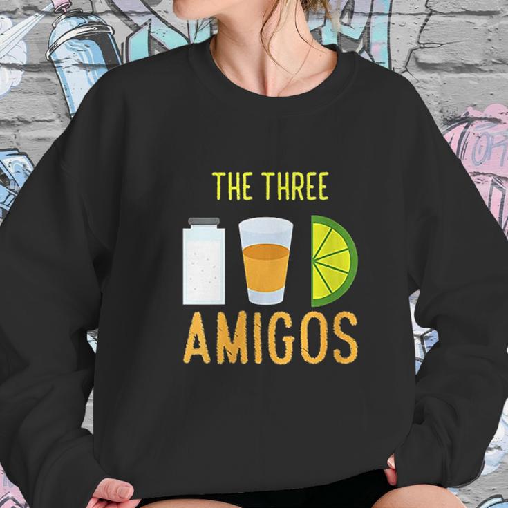 The Three Amigos Art Cool How To Drink Tequila Art Gift Women Sweatshirt Gifts for Her