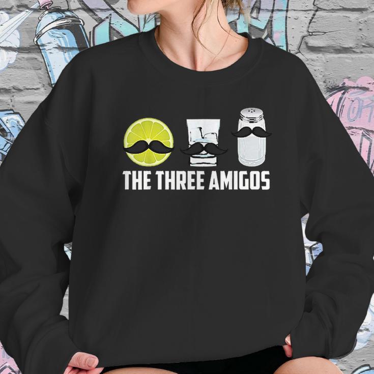 The Three Amigos Cool How To Drink Tequila Women Sweatshirt Gifts for Her