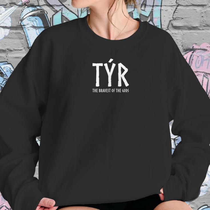 Tyr The Bravest Of The Gods Norse Mythology Viking Women Sweatshirt Gifts for Her