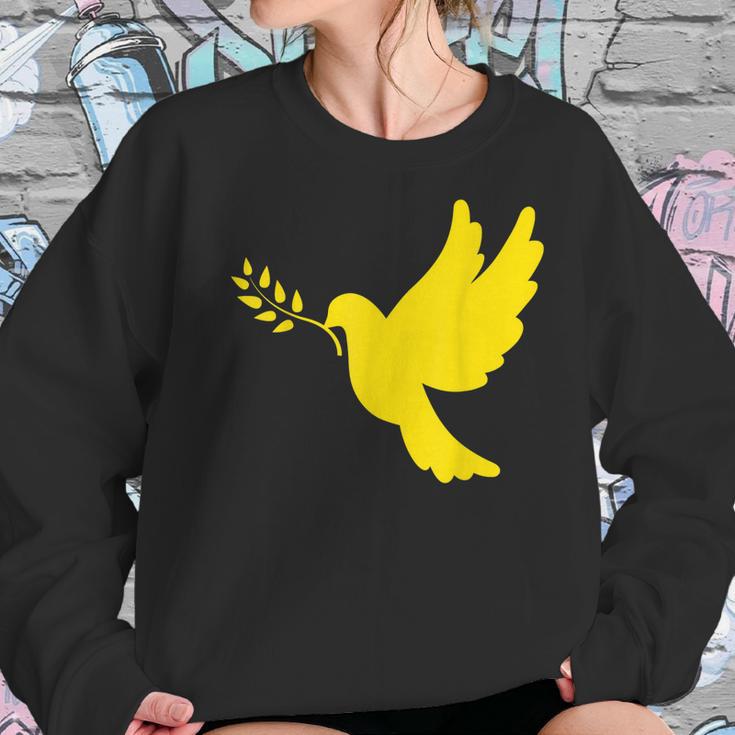 Ukraine Peace Dove Support Ukraine Anti War Men Women T-Shirt Graphic Print Casual Unisex Tee Women Sweatshirt Gifts for Her