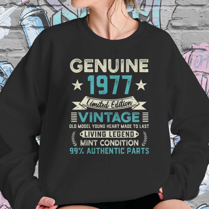 Vintage 1977 44Th Birthday Gift 44 Years Old Men Women Women Sweatshirt Gifts for Her