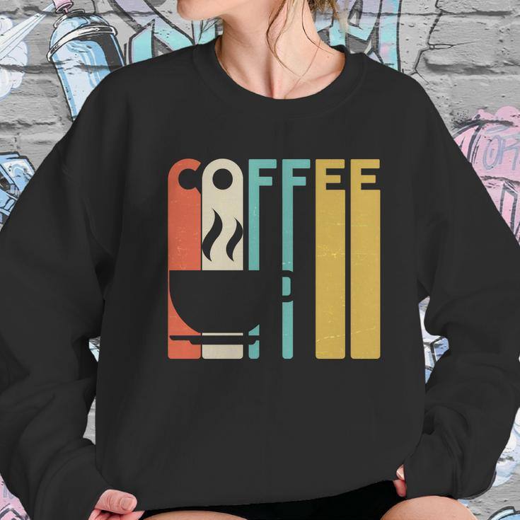 Vintage Colors Coffee Cup Logo Women Sweatshirt Gifts for Her