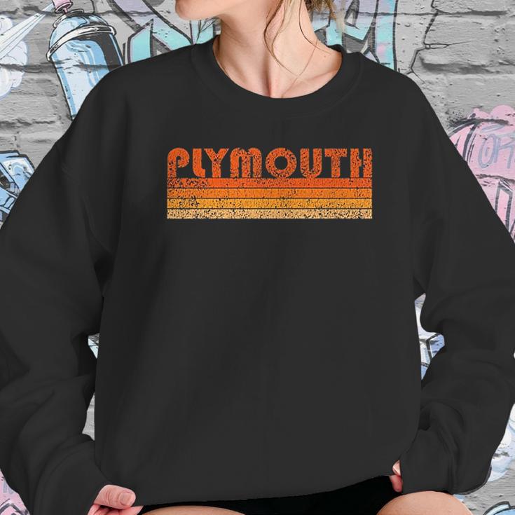 Vintage Retro Plymouth Ma Best Mom Gifts Women Sweatshirt Gifts for Her