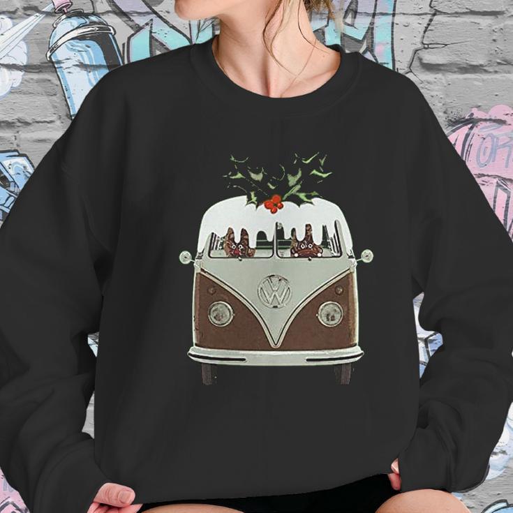 Volkswagen Christmas Pudding Camper Women Sweatshirt Gifts for Her