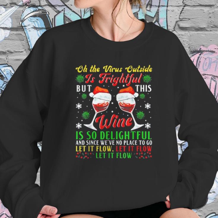 Wine Glass Social Distancing Women Sweatshirt Gifts for Her