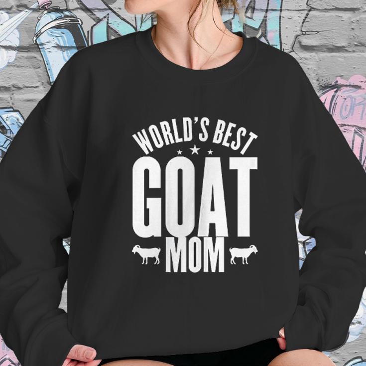 World Best Goat Mom Mothers Day Women Sweatshirt Gifts for Her