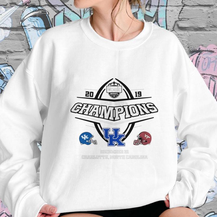 2019 Belk Bowl Champions Kentucky Wildcat Vs Virginia Tech Hokies Shirt Women Sweatshirt Gifts for Her