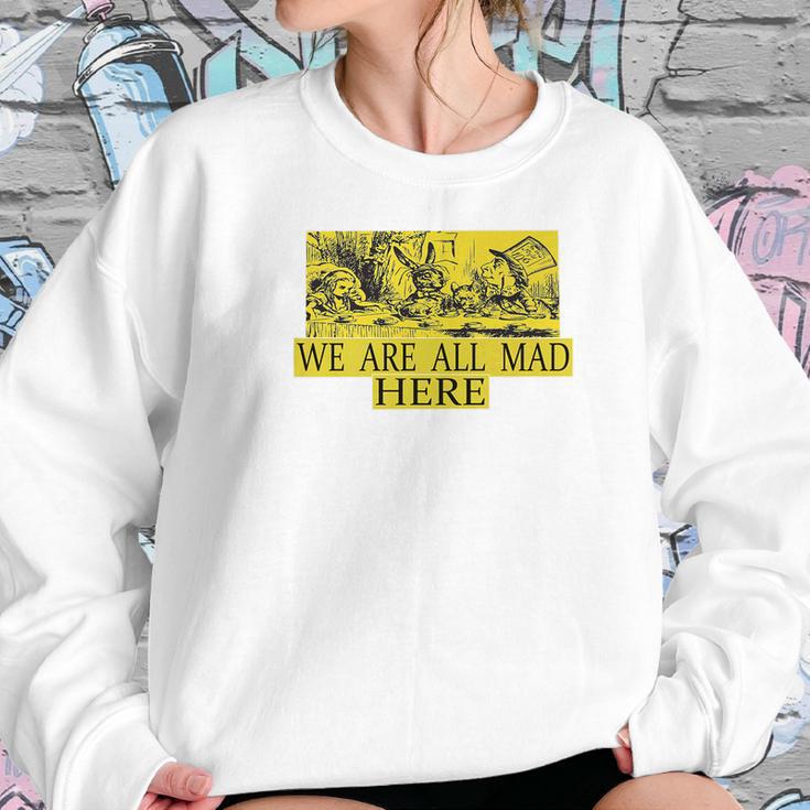 Alice In Wonderland Madhatter White Rabbit Men Women Women Sweatshirt Gifts for Her