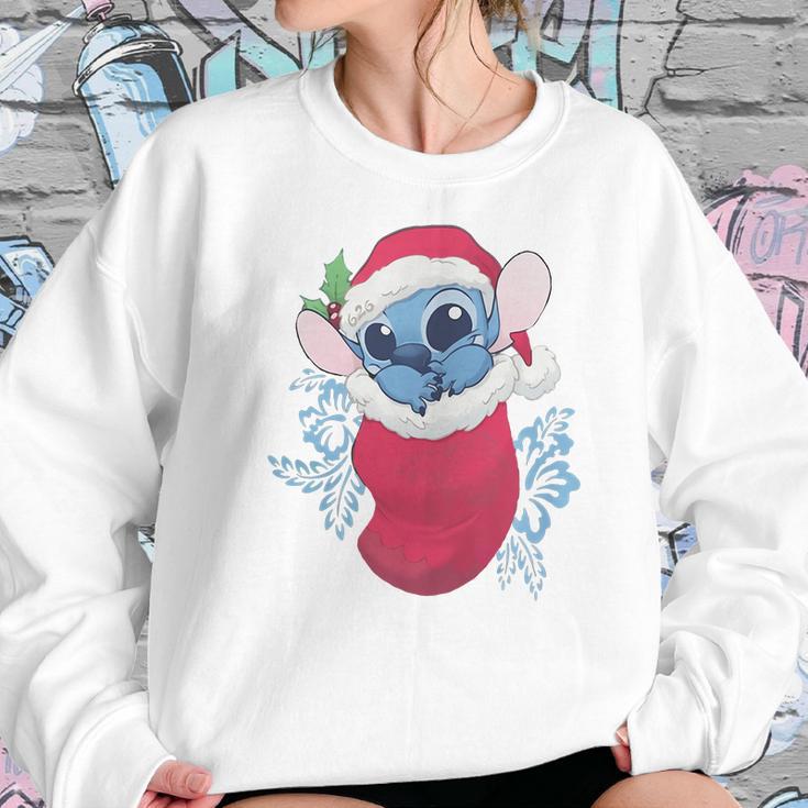 Baby Stitch In Christmas Stocking Women Sweatshirt Gifts for Her