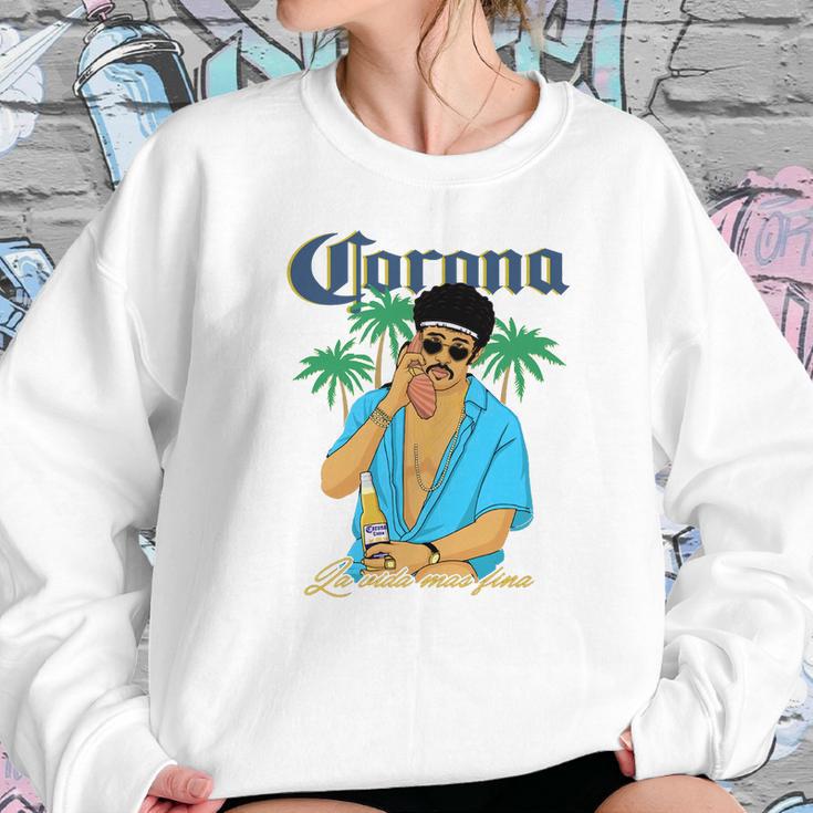 Bad Bunny X Corona Beer Hoodie Women Sweatshirt Gifts for Her