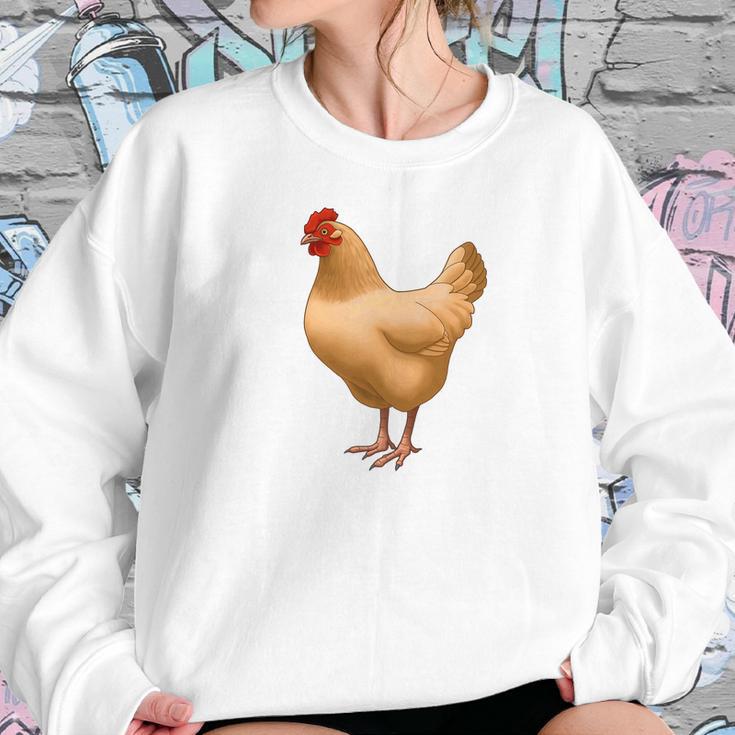 Buff Orpington Hen Chicken Lovers Women Sweatshirt Gifts for Her